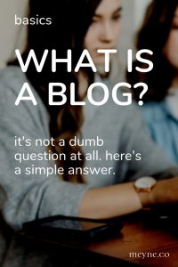 What is a blog