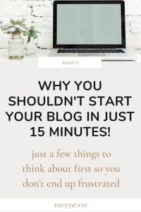 What to do before starting a blog