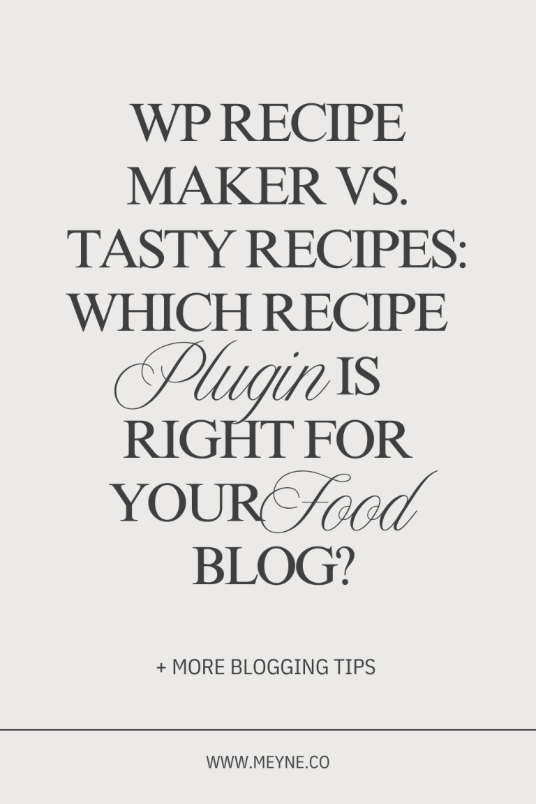 WP Recipe Maker vs. Tasty Recipes: Which Recipe Plugin is Right for Your Food Blog?