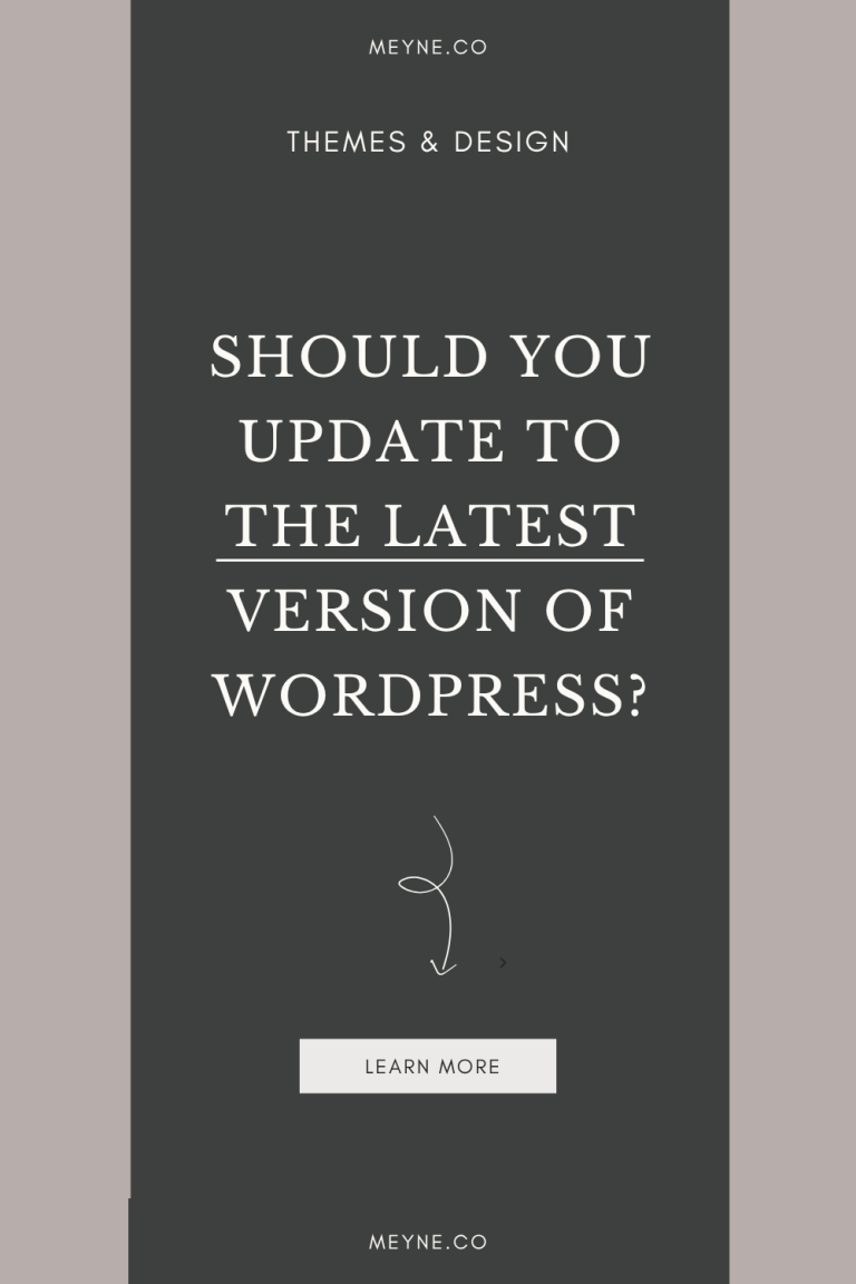 Should you update to the latest version of WordPress?